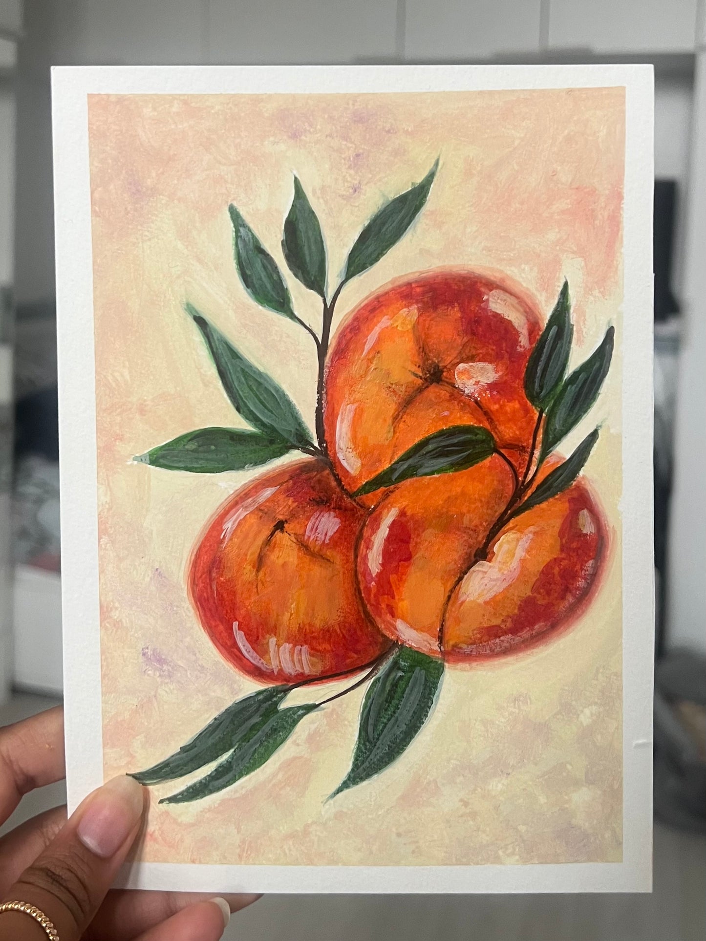 “Oh my Peaches” Art Print