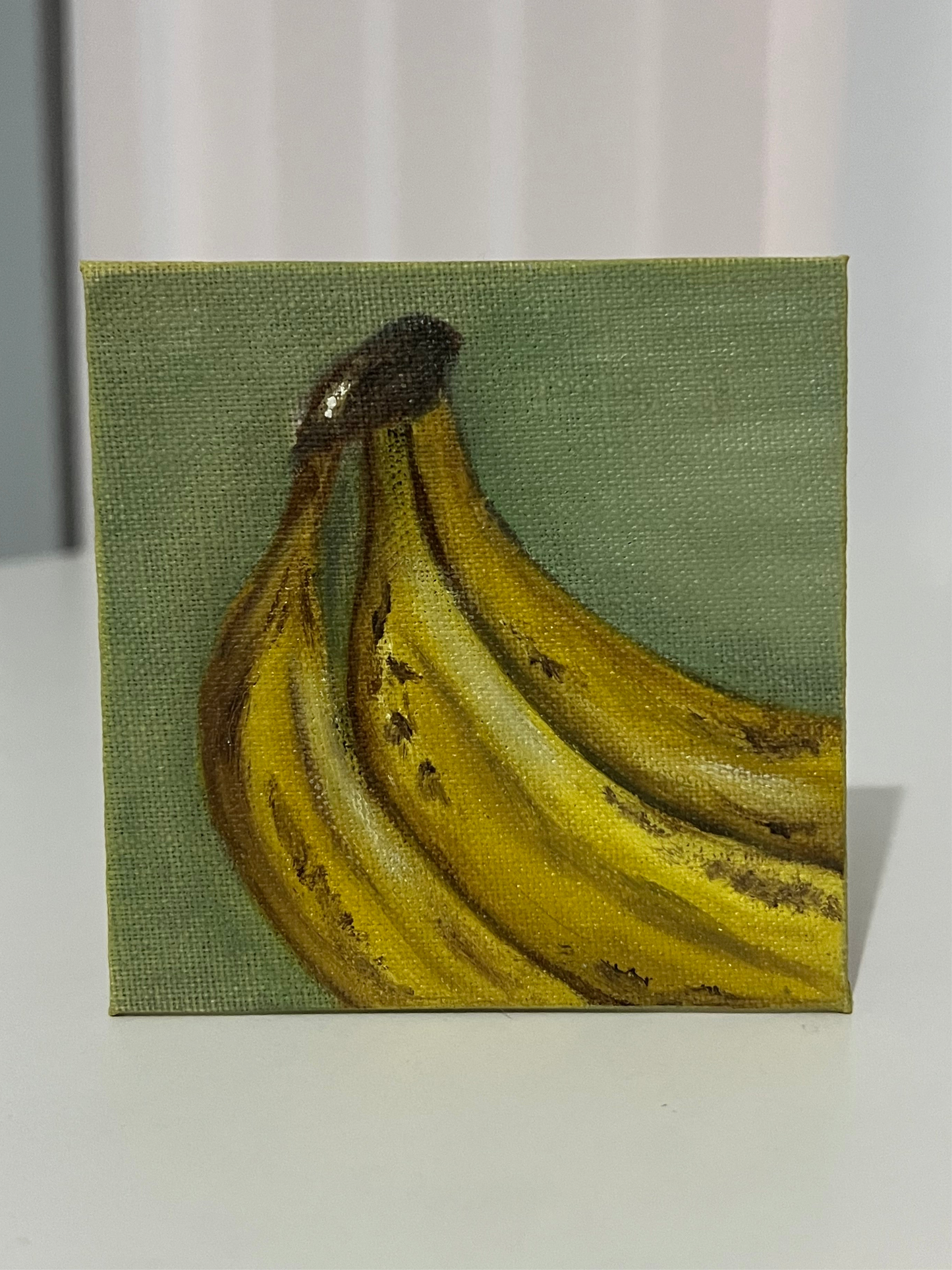 “Two Days Ago” - Original 10x10cm Oil on linen canvas