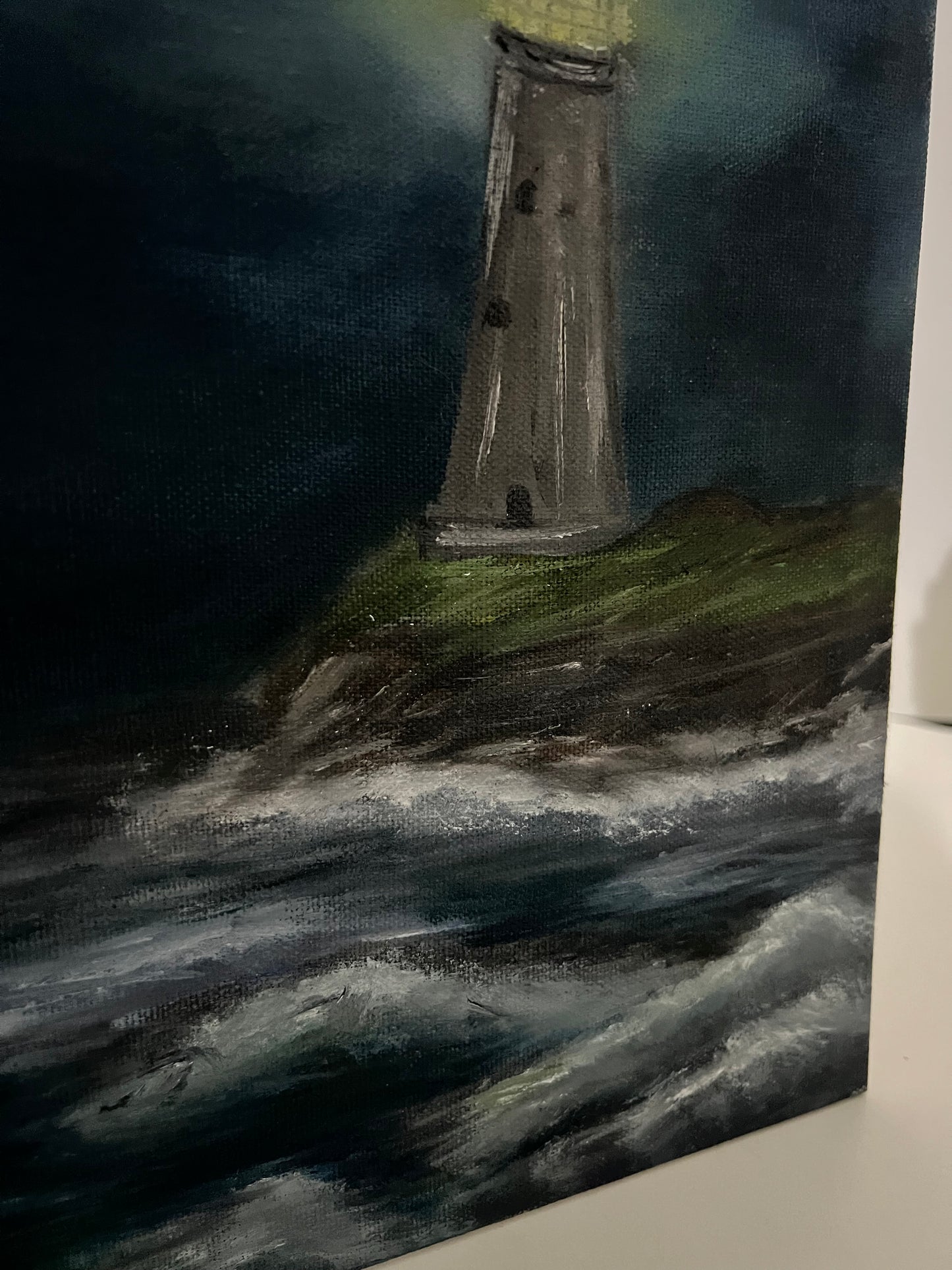 “They’re Watching” - Original 30x30xm Oil on linen canvas